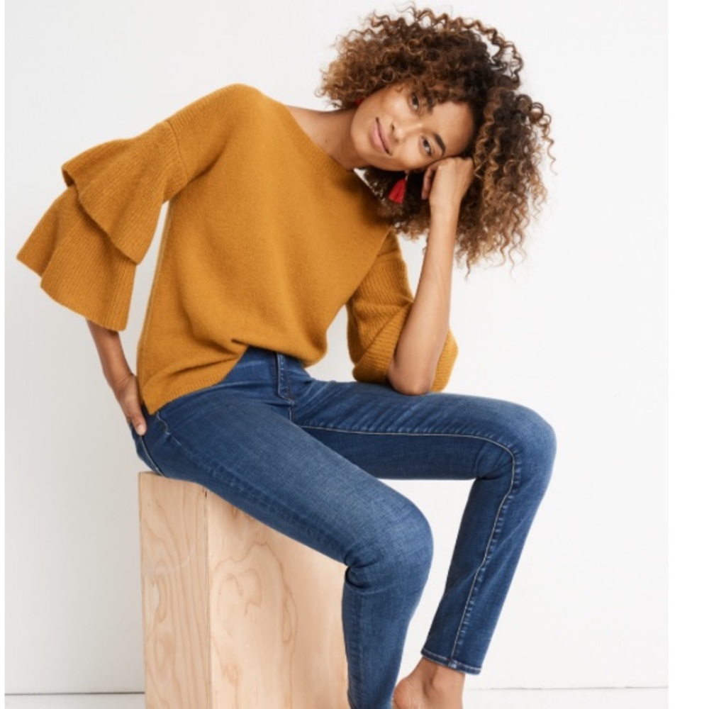 Madewell Tier Sleeve Sweater